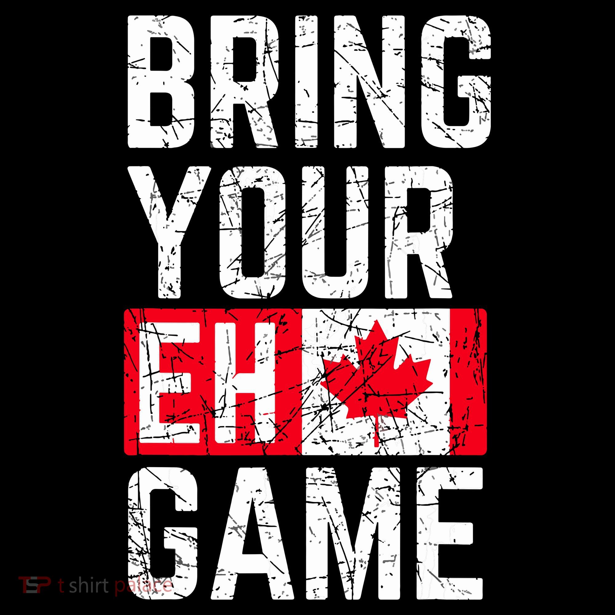 Bring Your Eh Game Canadian Flag Canada Pride Kids T-Shirt