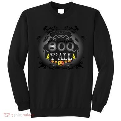 Boo Y'all Funny Halloween Sweatshirt