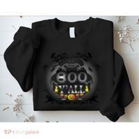 Boo Y'all Funny Halloween Sweatshirt thumb 2