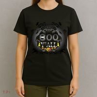 Boo Y'all Funny Halloween T-Shirt thumb 4