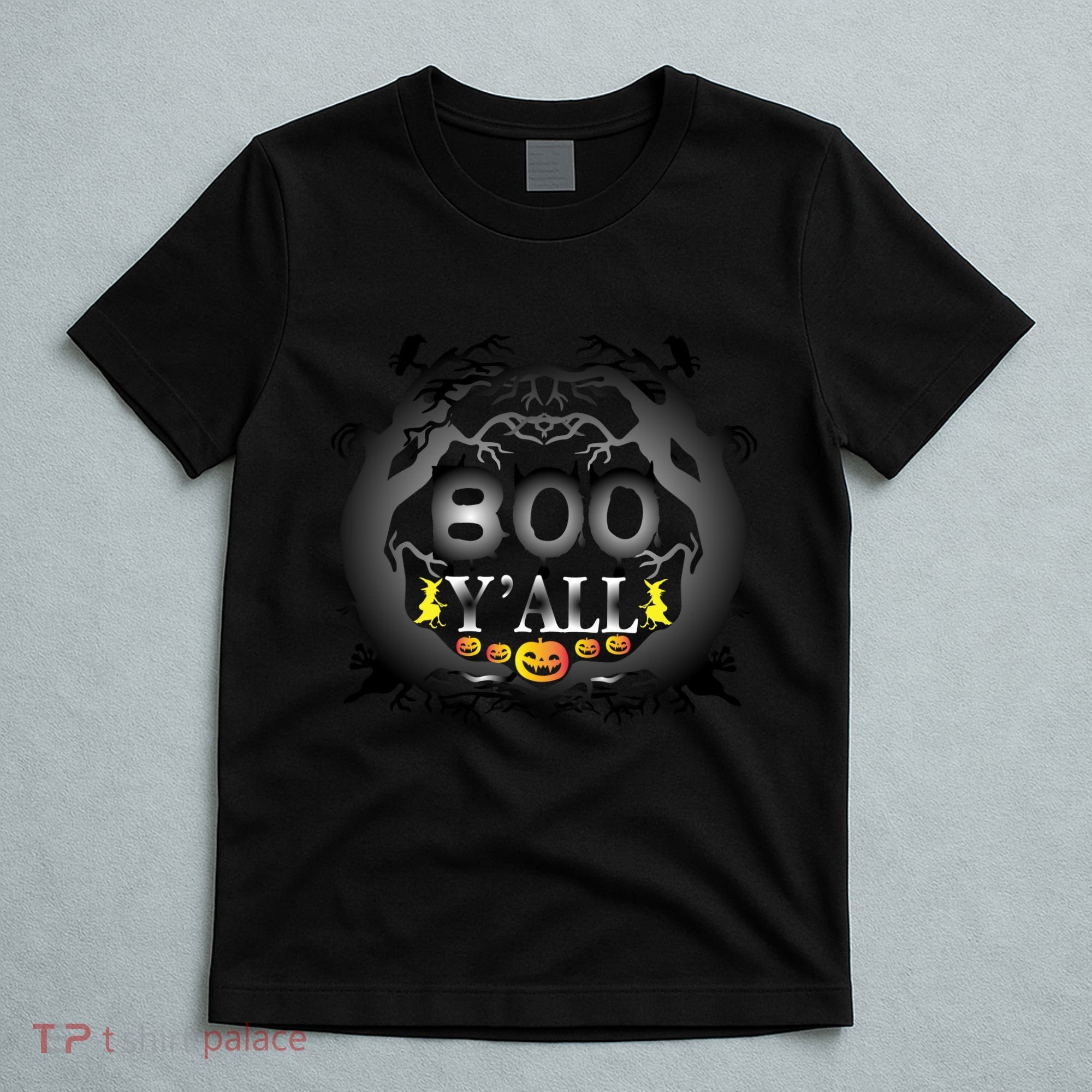 Boo Y'all Funny Halloween T-Shirt