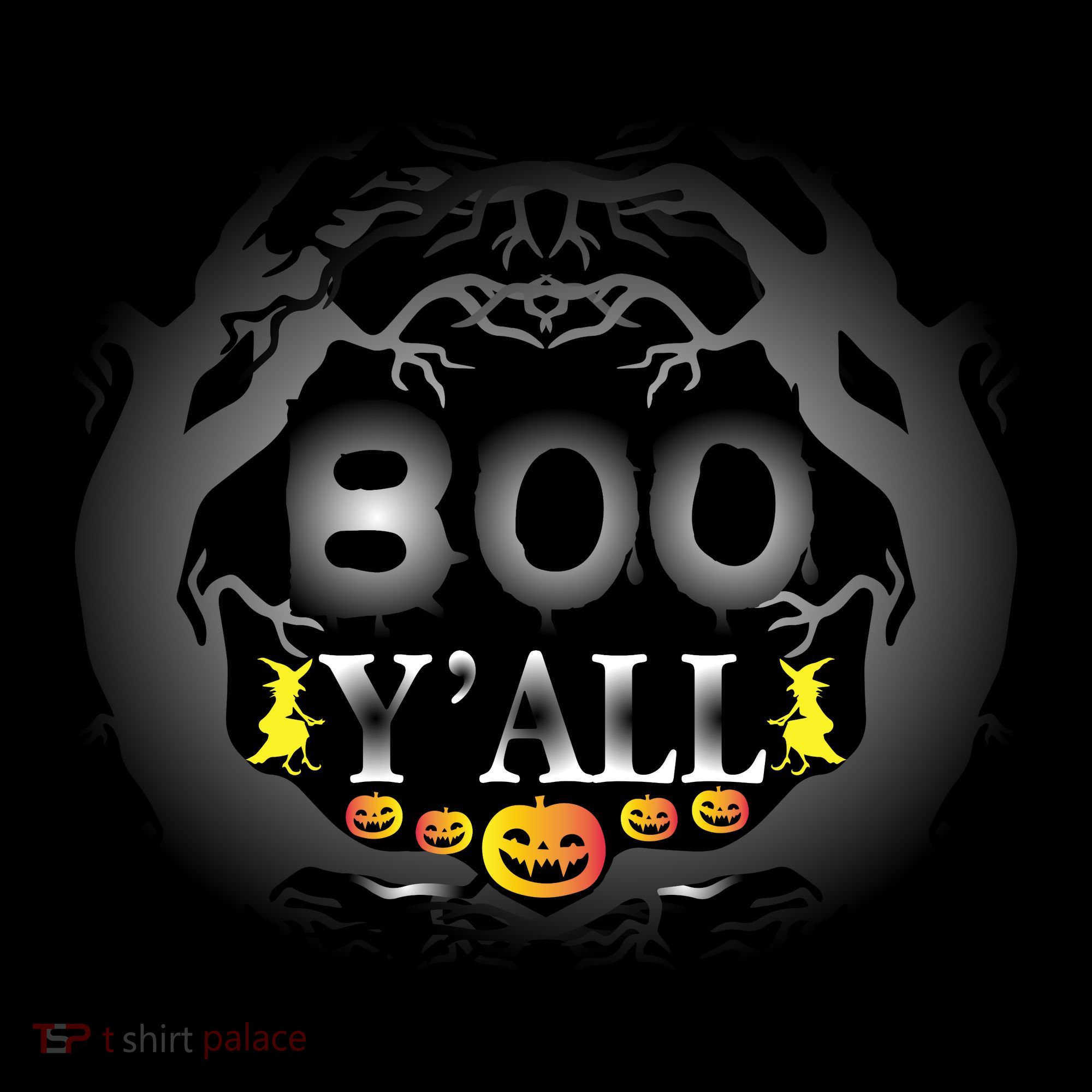 Boo Y'all Funny Halloween Coffee Mug