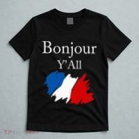 Bonjour YAll Funny French Flag France Lover T-Shirt thumb 5
