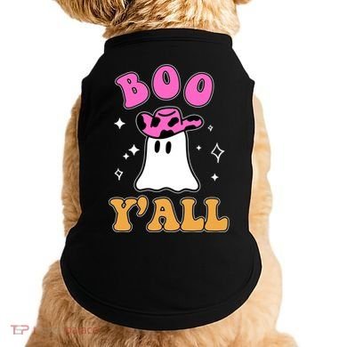 Boo Yall Ghost Halloween Doggie Tank