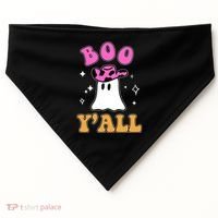 Boo Yall Ghost Halloween USA-Made Doggie Bandana thumb 0