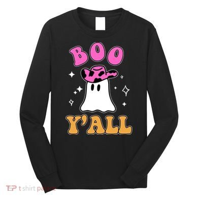 Boo Yall Ghost Halloween Long Sleeve Shirt
