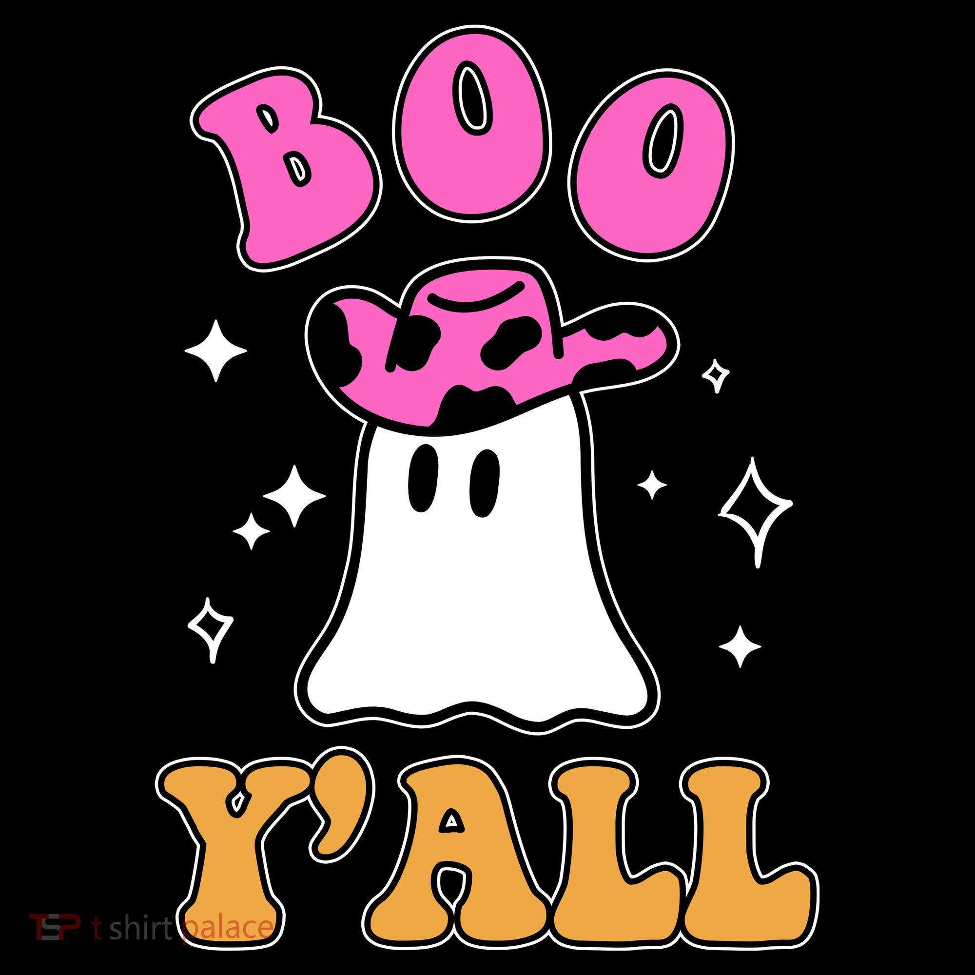 Boo Yall Ghost Halloween Women's Hoodie