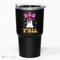 Boo Yall Ghost Halloween Tumbler thumb 0