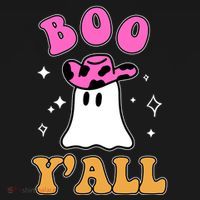 Boo Yall Ghost Halloween Ornament thumb 1