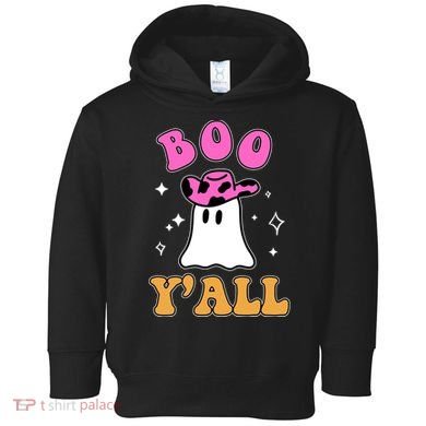 Boo Yall Ghost Halloween Toddler Hoodie