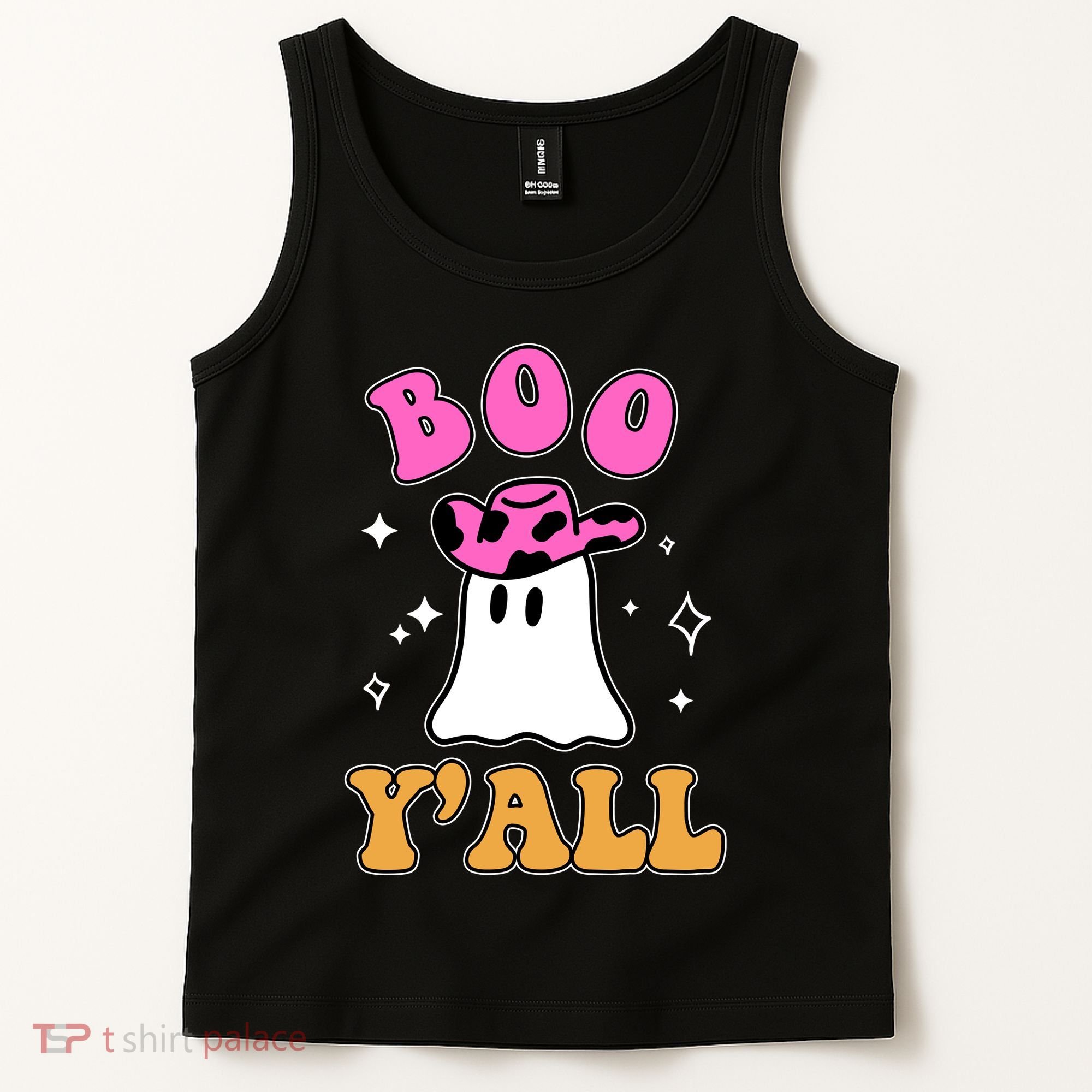 Boo Yall Ghost Halloween Tank Top
