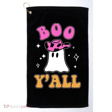 Boo Yall Ghost Halloween Golf Towel