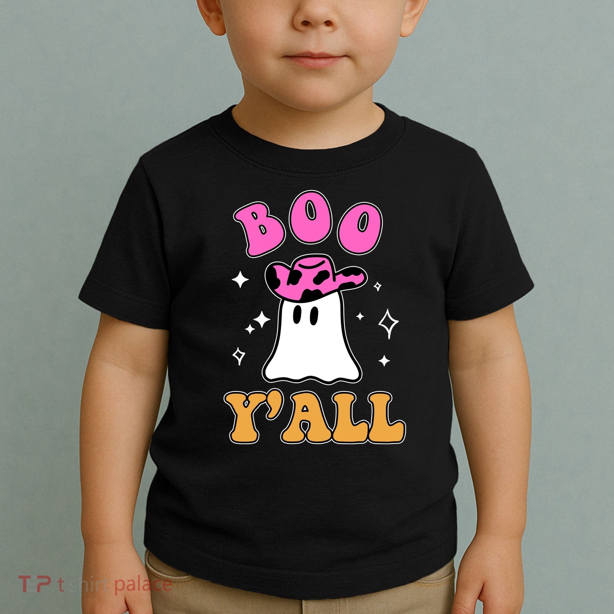 Boo Yall Ghost Halloween Toddler T-Shirt