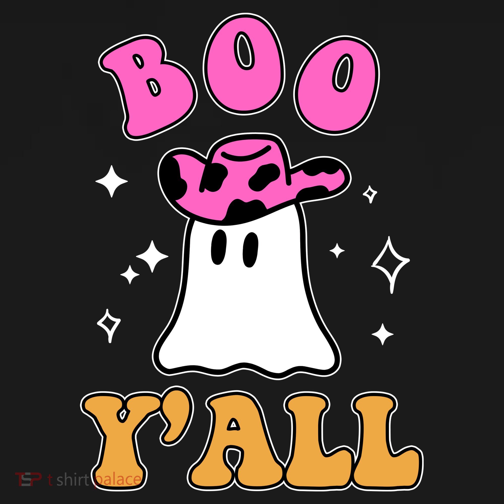 Boo Yall Ghost Halloween Visor