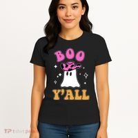 Boo Yall Ghost Halloween Women's T-Shirt thumb 4