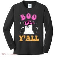 Boo Yall Ghost Halloween Kids Long Sleeve Shirt thumb 0