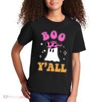 Boo Yall Ghost Halloween Kids T-Shirt thumb 2
