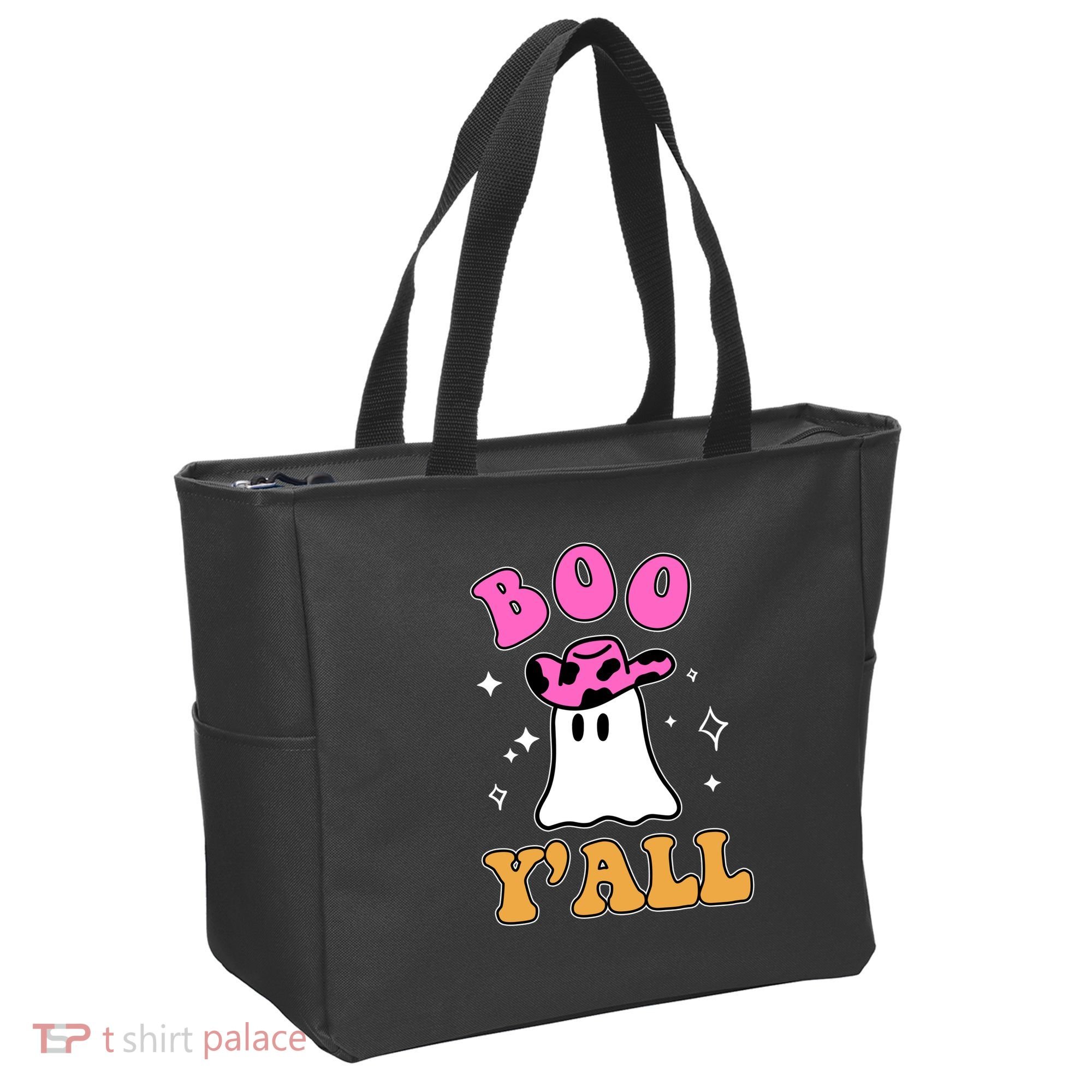 Boo Yall Ghost Halloween Tote Bag