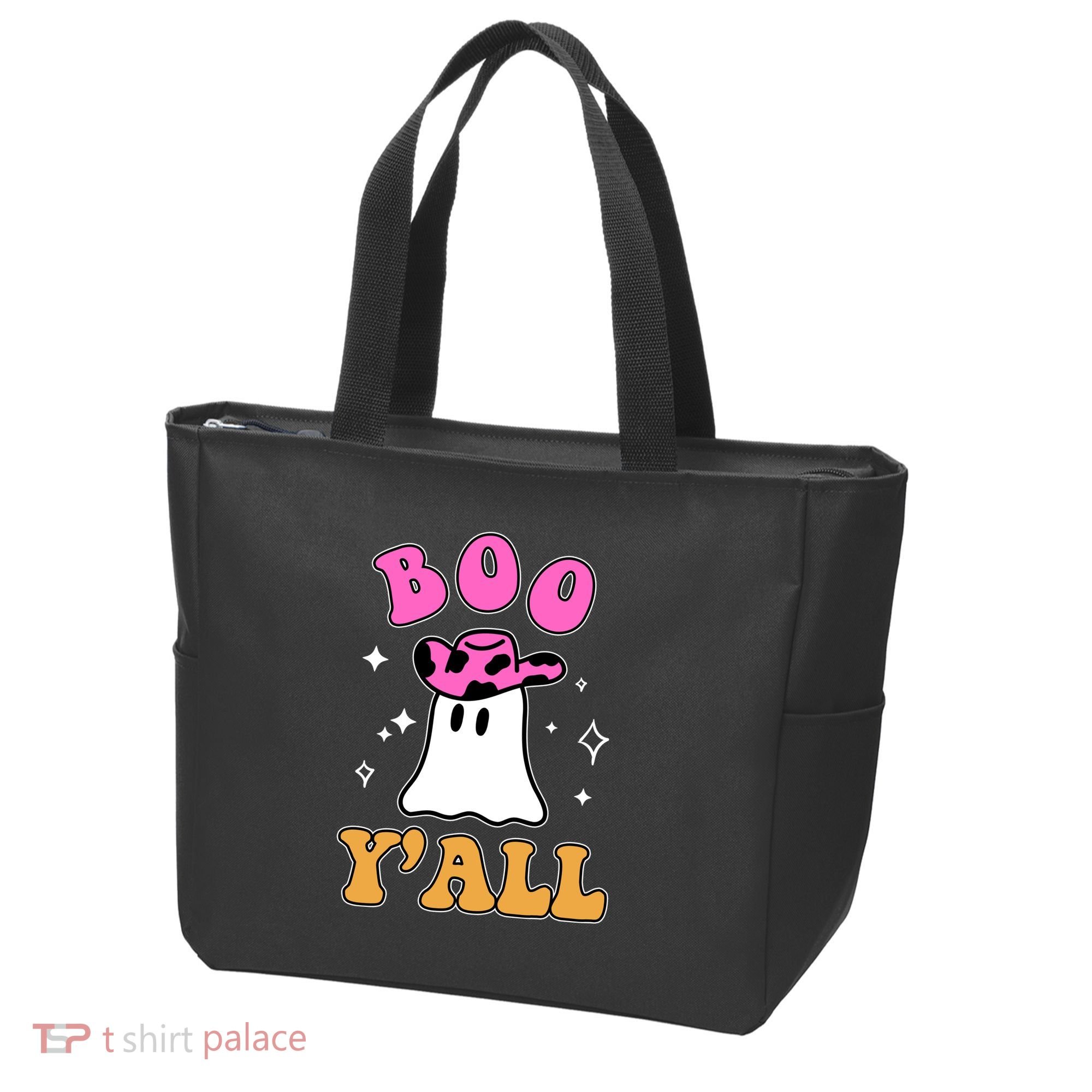 Boo Yall Ghost Halloween Tote Bag