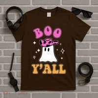 Boo Yall Ghost Halloween T-Shirt thumb 5