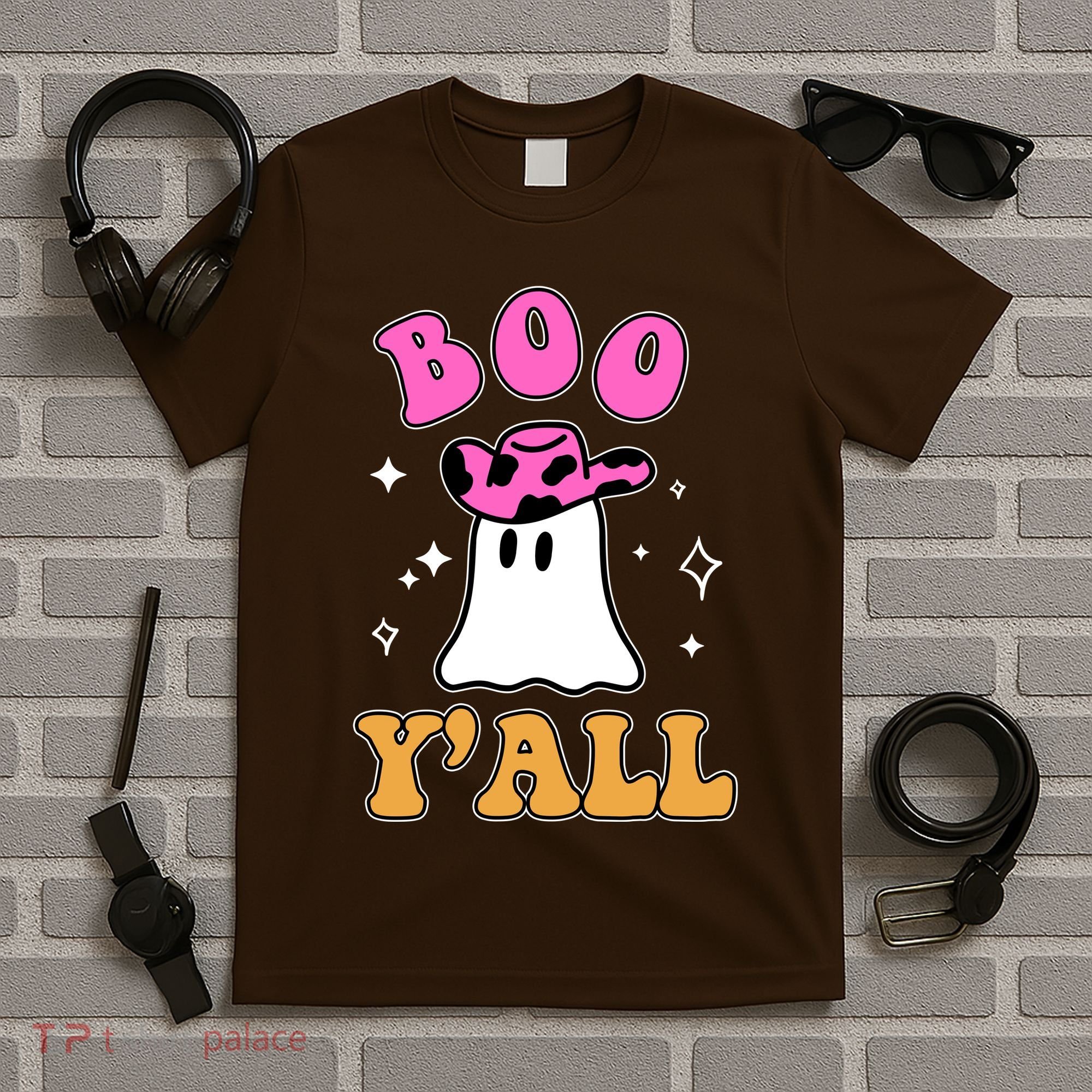 Boo Yall Ghost Halloween T-Shirt