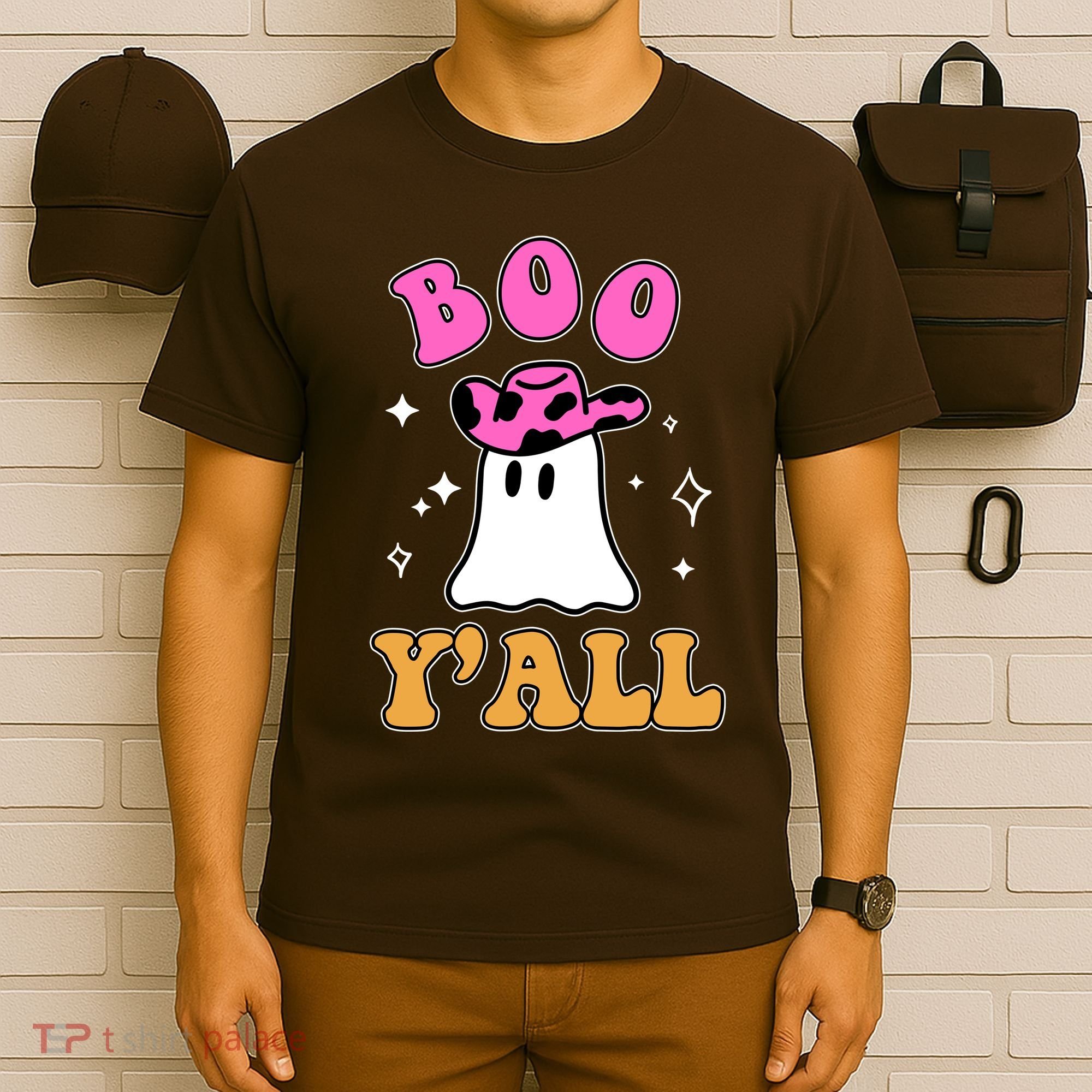 Boo Yall Ghost Halloween T-Shirt