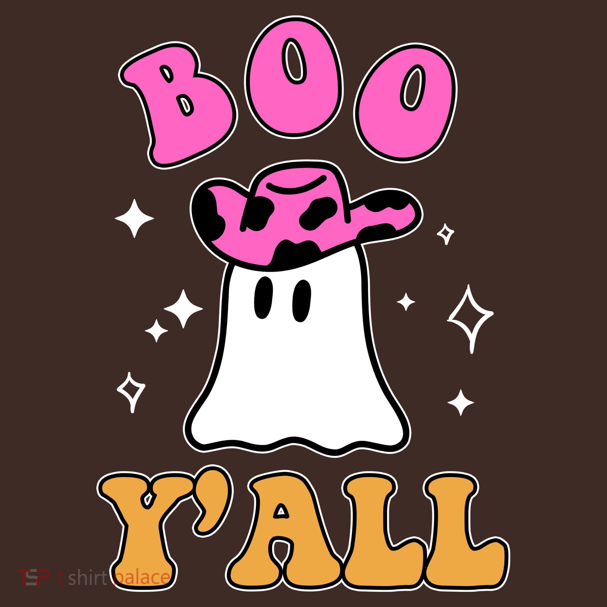 Boo Yall Ghost Halloween Mousepad