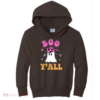 Boo Yall Ghost Halloween Kids Hoodie