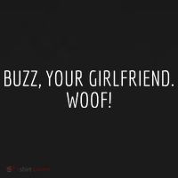 Buzz Your Girlfriend Woof Funny Christmas Sayings Ornament thumb 1