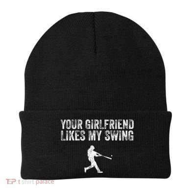 Baseball Your Girlfriend Likes My Swing Beanie