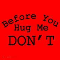 Before You Hug Me DonT Santa Hat thumb 1