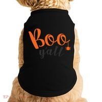 Boo Y'all Halloween Day Doggie Tank thumb 0