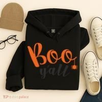 Boo Y'all Halloween Day Hoodie thumb 4