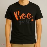Boo Y'all Halloween Day T-Shirt thumb 3