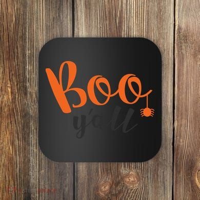 Boo Y'all Halloween Day Coaster