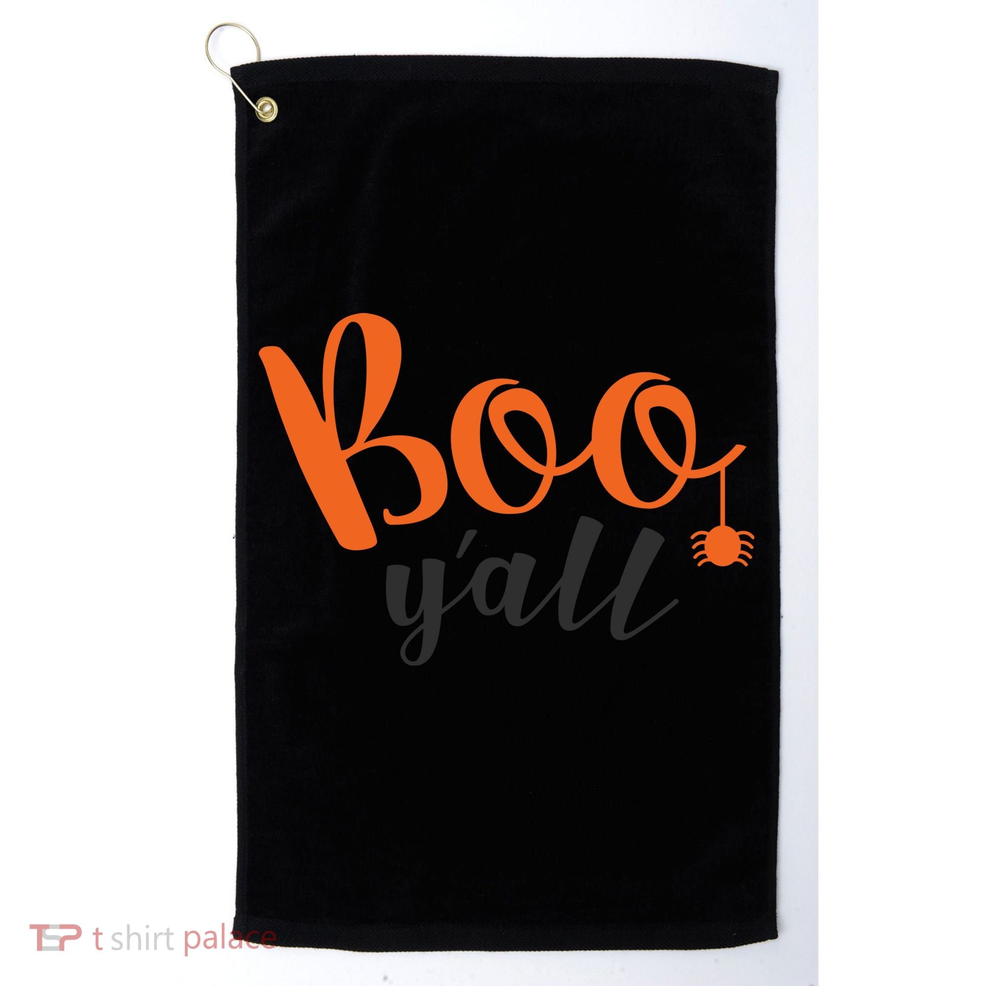 Boo Y'all Halloween Day Golf Towel