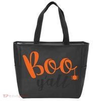 Boo Y'all Halloween Day Tote Bag thumb 0