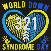 Blue Yellow Heart 21 World Down Syndrome Awareness Day Toddler T-Shirt thumb 4