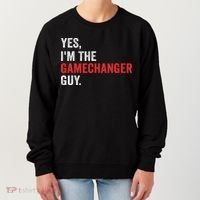 Baseball Yes I'm The Gamechanger Guy Funny Women's Sweatshirt thumb 0