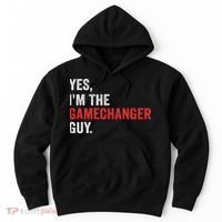 Baseball Yes I'm The Gamechanger Guy Funny Hoodie thumb 0