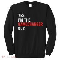 Baseball Yes I'm The Gamechanger Guy Funny Sweatshirt thumb 0
