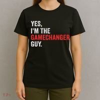 Baseball Yes I'm The Gamechanger Guy Funny T-Shirt thumb 4