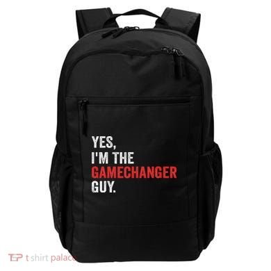 Baseball Yes I'm The Gamechanger Guy Funny Backpack