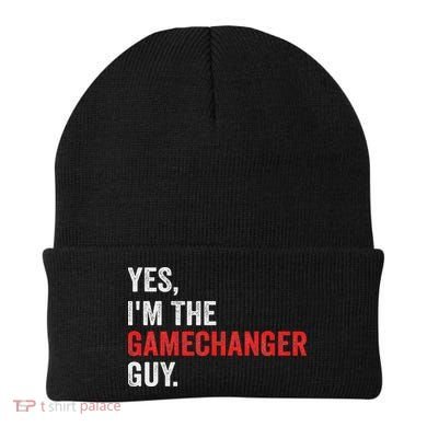 Baseball Yes I'm The Gamechanger Guy Funny Beanie