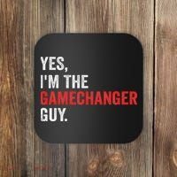 Baseball Yes I'm The Gamechanger Guy Funny Coaster thumb 0