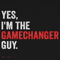 Baseball Yes I'm The Gamechanger Guy Funny Mousepad thumb 1