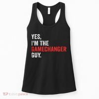 Baseball Yes I'm The Gamechanger Guy Funny Women's Tank Top thumb 0