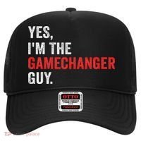 Baseball Yes I'm The Gamechanger Guy Funny Hat thumb 0