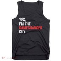 Baseball Yes I'm The Gamechanger Guy Funny Tank Top thumb 0