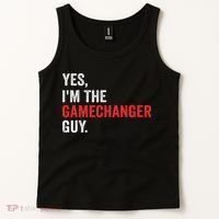 Baseball Yes I'm The Gamechanger Guy Funny Tank Top thumb 2